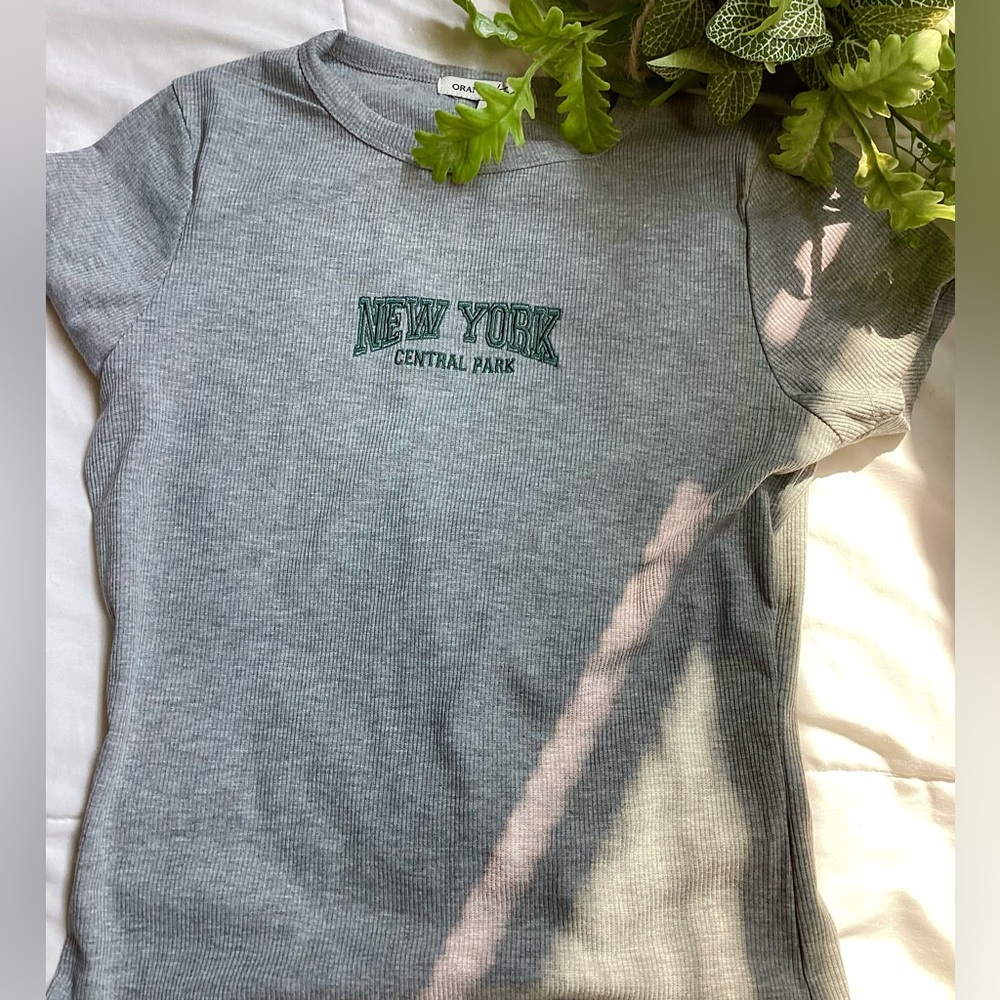 Grey shirt New York Central Park